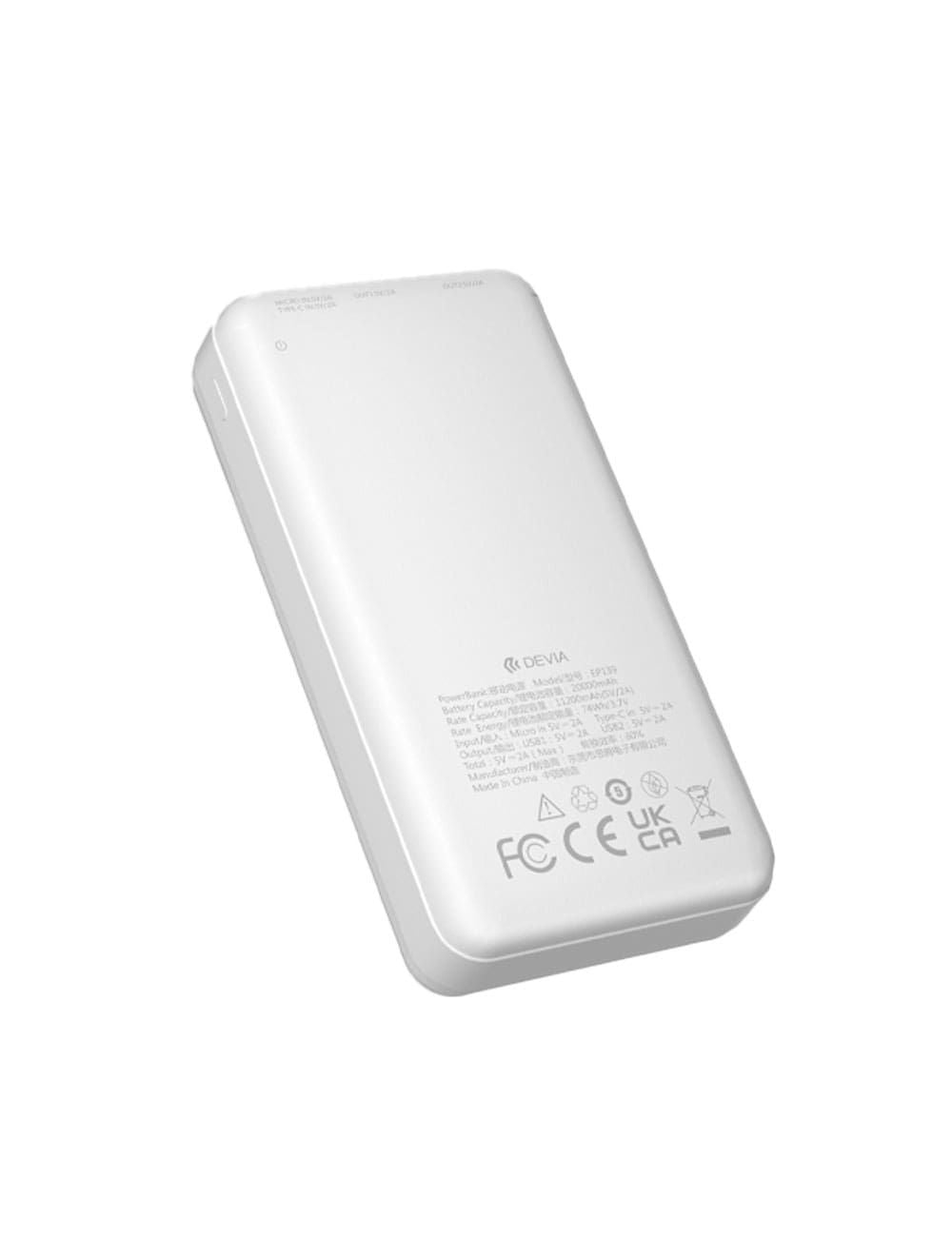 DEVIA Kintone Series Power Bank 20000mah White MP-34-W
