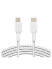 Belkin BOOSTCHARGE Braided USB-C to USB-C Cable 1m White