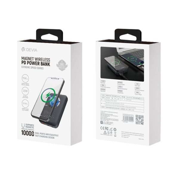 DEVIA MAGNET WIRELESS PD POWER BANK 10000