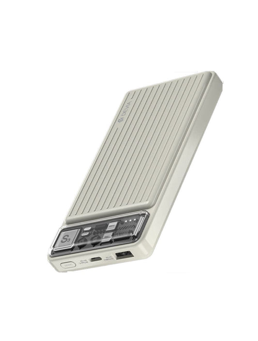 DEVIA Smart Series 12W Power Bank 10000mAh - Ivory
