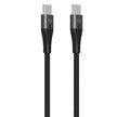 LAVVENTO Magnetic PD Fast Charging Cable with Digital Screen 100W - 1M - Black