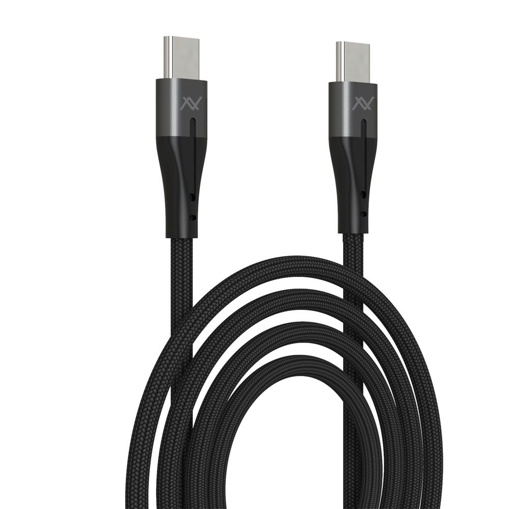 LAVVENTO Magnetic PD Fast Charging Cable with Digital Screen 100W - 1M - Black