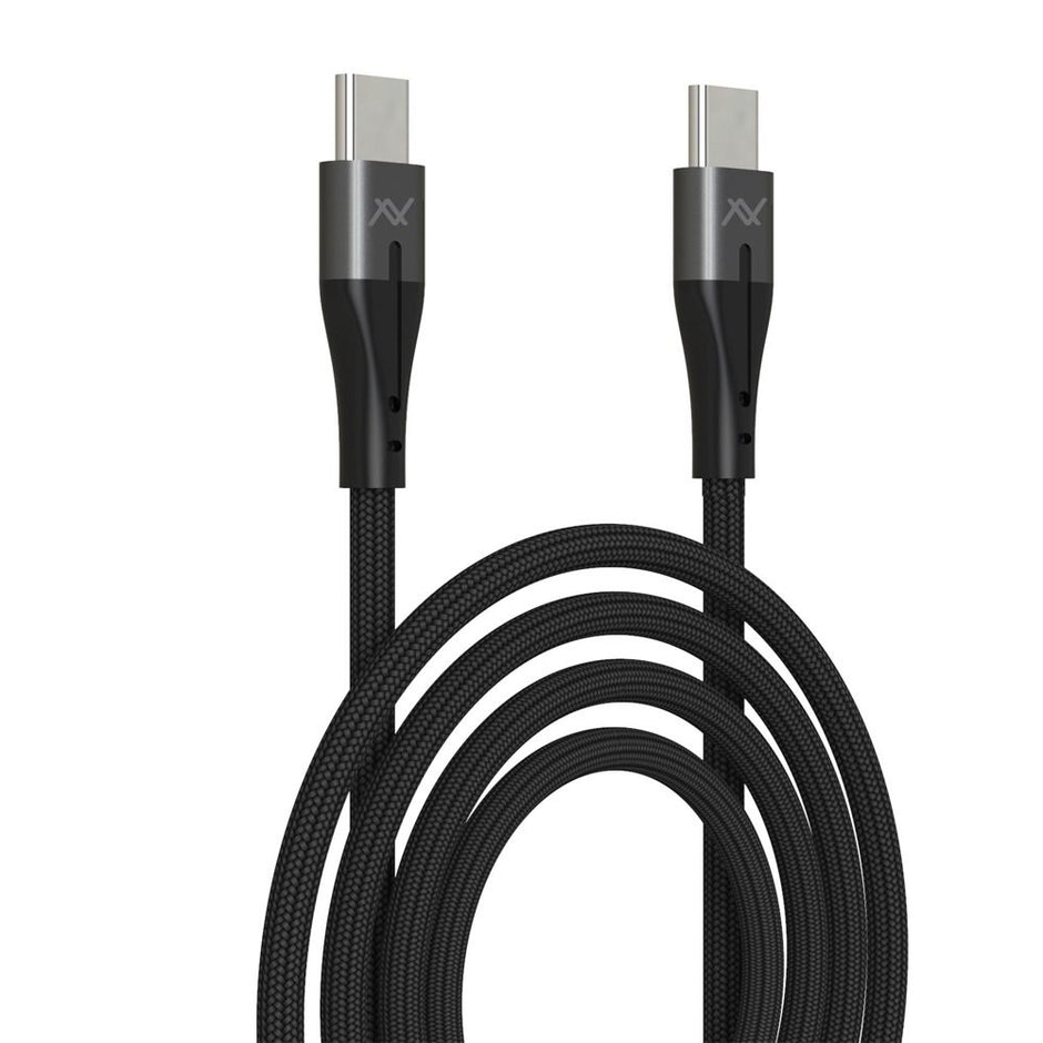 LAVVENTO Magnetic PD Fast Charging Cable with Digital Screen 100W - 1M - Black