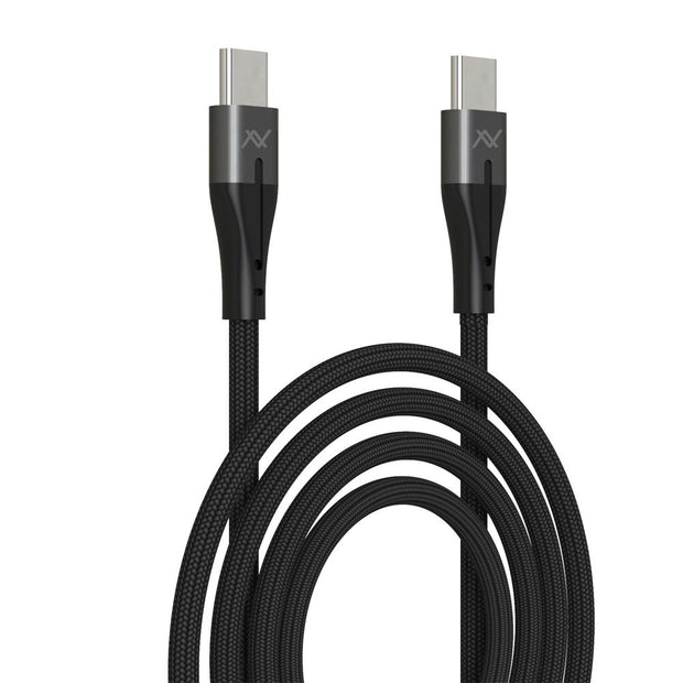 LAVVENTO Magnetic PD Fast Charging Cable with Digital Screen 100W - 1M - Black