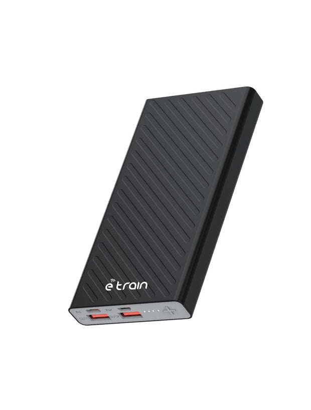 Etrain Power Bank 10000 Mah Dual Input & Output Total power 10.5W - Black