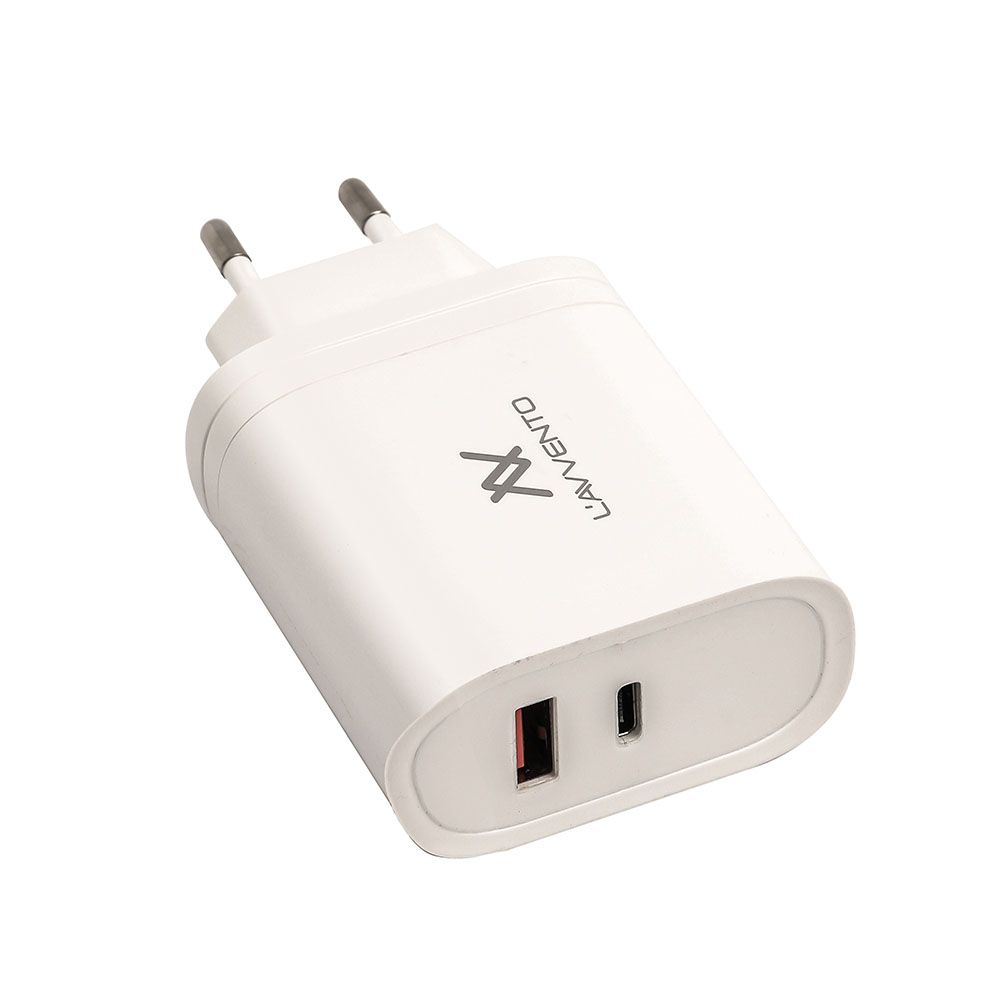 Lavvento Home Charger 36W PD with Type-C Cable up to 60W