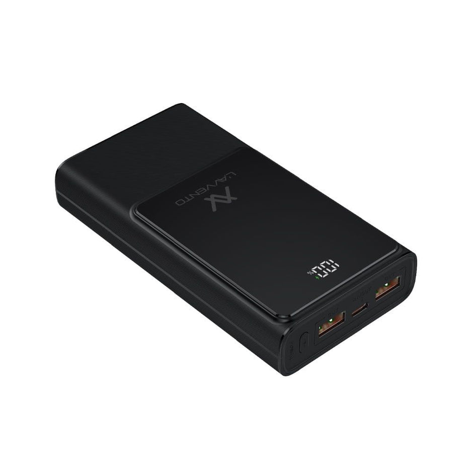 LAVVENTO (MP658) Power Bank 20000 mAh 22.5W LCD indicator Material ABS