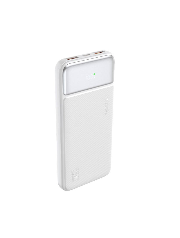 DEVIA MP-76-W Smart Series Power Bank With Digital Display 10000mAh 22.5W Full Compatible - White