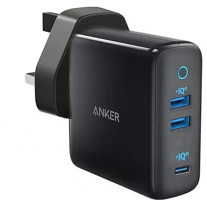 anker power port III 3-port 65W - Black