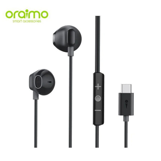 Oraimo OEP-650 Earphone Type-C Wired - Black