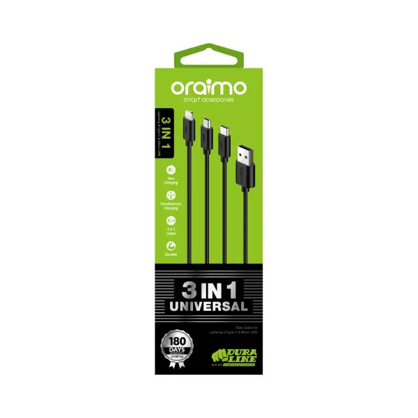 oraimo 3 IN 1 UNIVEWSAL OCD-X91