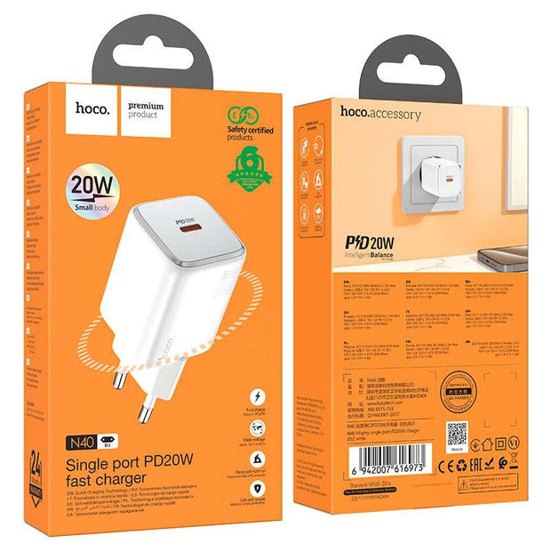 Hoco N40 Mighty USB-C 20W PD Type-C