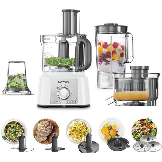 Kenwood MultiPro ExpressTM Food Processor 1000 Watt Multicolor - FDP65.750WH
