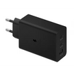 Samsung 65W PD Power Adapter Trio USB-C 2 Ports USB-A Port Black