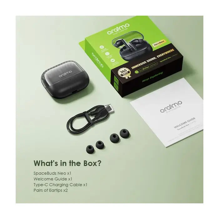 Oraimo SpaceBuds Neo True Wireless Spatial Earbuds OTW-323 - Black