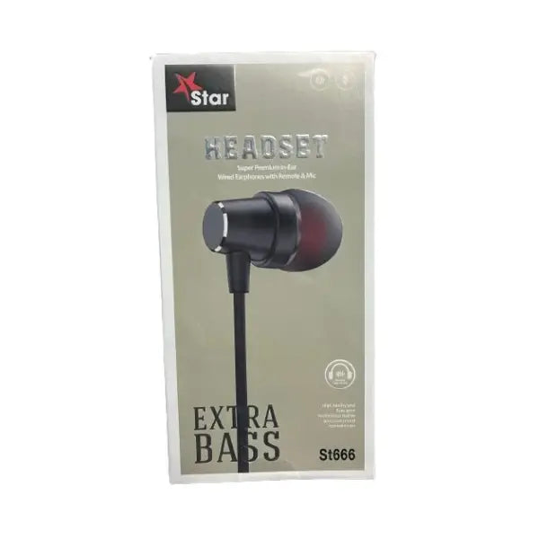 star earphone st-666