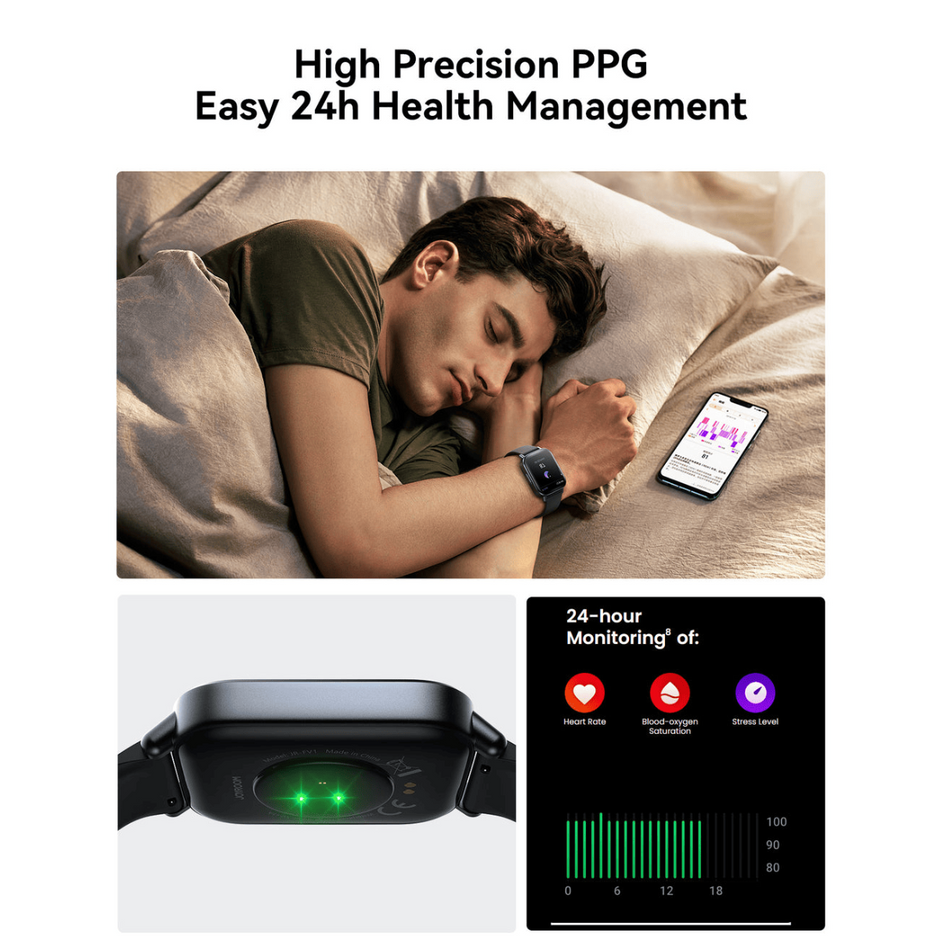 Joyroom Fit-Life Series Smart Watch 1.96 Inch Space Grey - JR-FT3S