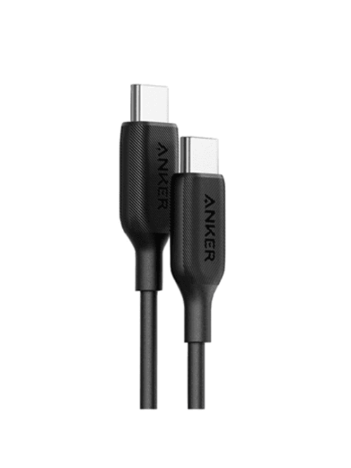 anker powerline III usb-c to usb-c cable - Blackanker powerline III usb-c to usb-c cable - Blackanker powerline III usb-c to usb-c cable - Black