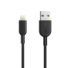 anker powerline II with lightning 3ft NEW - Black