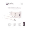 BUDDY Home USB charger Type-c 18W H4 BUDDY Home USB charger Type-c 18W H4 BUDDY Home USB charger Type-c 18W H4