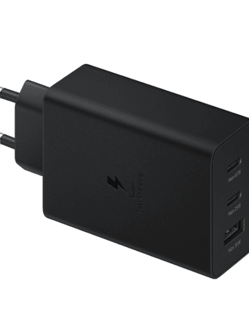 Samsung 65W PD Power Adapter Trio USB-C 2 Ports USB-A Port BlackSamsung 65W PD Power Adapter Trio USB-C 2 Ports USB-A Port BlackSamsung 65W PD Power Adapter Trio USB-C 2 Ports USB-A Port Black