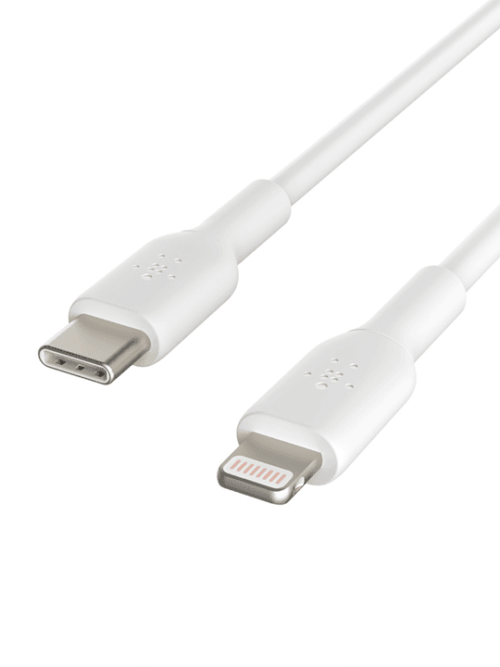 Belkin BOOSTCHARGE USB-C to Lightning Cable 1m WhiteBelkin BOOSTCHARGE USB-C to Lightning Cable 1m WhiteBelkin BOOSTCHARGE USB-C to Lightning Cable 1m White