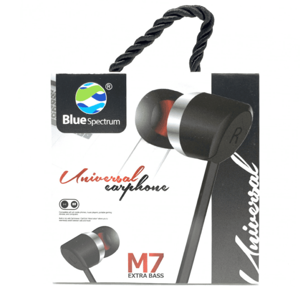 BLUE SPECTRUM EARPHONE M7BLUE SPECTRUM EARPHONE M7BLUE SPECTRUM EARPHONE M7