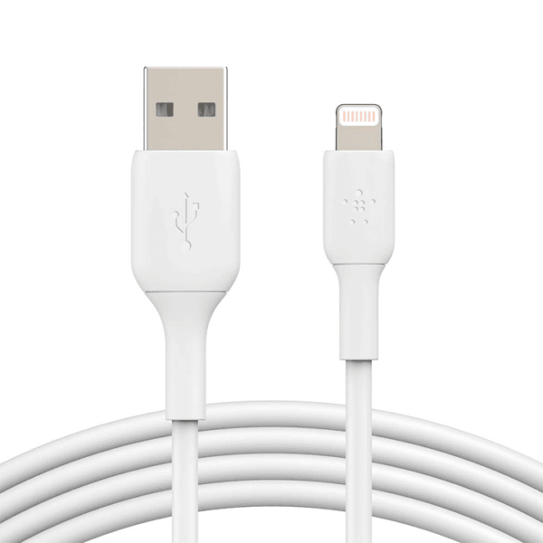 Belkin BOOSTCHARGE Lightning To USb-A Cable WhiteBelkin BOOSTCHARGE Lightning To USb-A Cable WhiteBelkin BOOSTCHARGE Lightning To USb-A Cable White