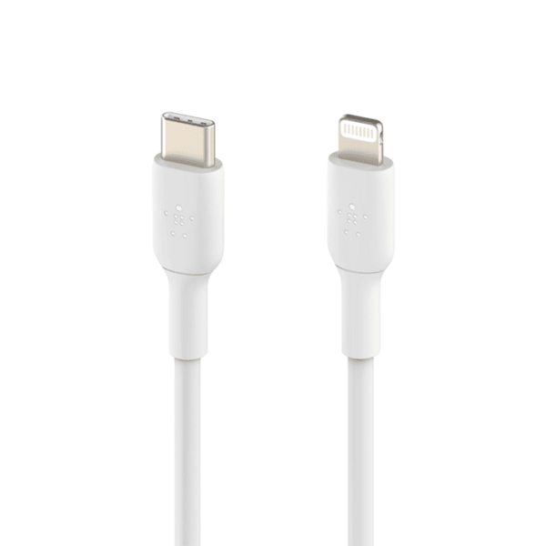 Belkin BOOSTCHARGE USB-C to Lightning Cable 1m WhiteBelkin BOOSTCHARGE USB-C to Lightning Cable 1m WhiteBelkin BOOSTCHARGE USB-C to Lightning Cable 1m White