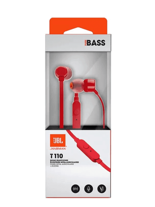 JBL Tune In-Ear Wireless Headphones RedJBL Tune In-Ear Wireless Headphones RedJBL Tune In-Ear Wireless Headphones Red