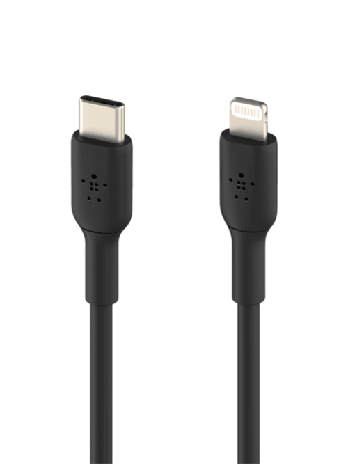 Belkin BOOSTCHARGE USB-C to Lightning Cable 1m BlackBelkin BOOSTCHARGE USB-C to Lightning Cable 1m BlackBelkin BOOSTCHARGE USB-C to Lightning Cable 1m Black