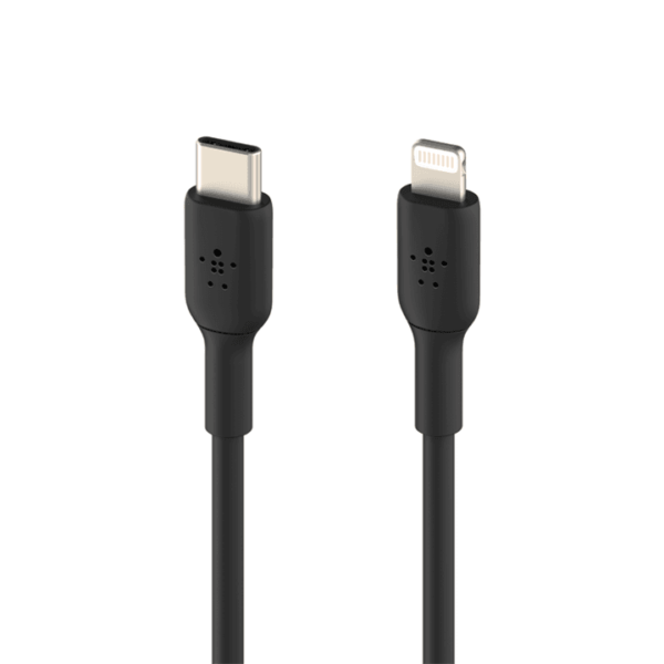 Belkin BOOSTCHARGE USB-C to Lightning Cable 1m BlackBelkin BOOSTCHARGE USB-C to Lightning Cable 1m BlackBelkin BOOSTCHARGE USB-C to Lightning Cable 1m Black