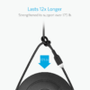 anker powerline II with lightning 3ft NEW - Black