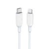 anker powerline III usb-c cable whit lightning connector white