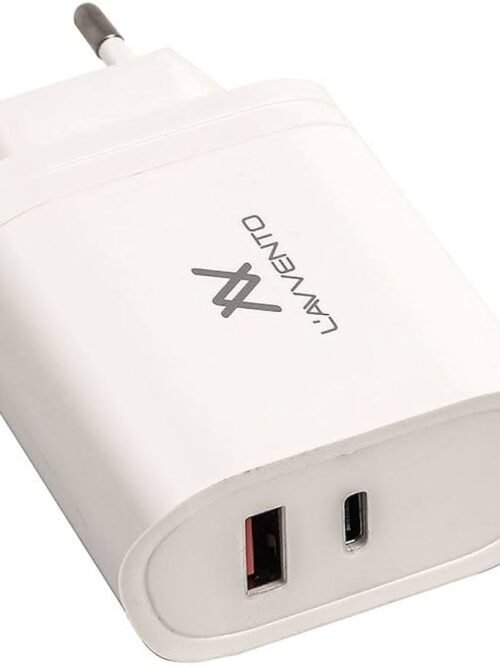 Lavvento PD Fast Charger Dual Port USB/Type-C 36W MP457