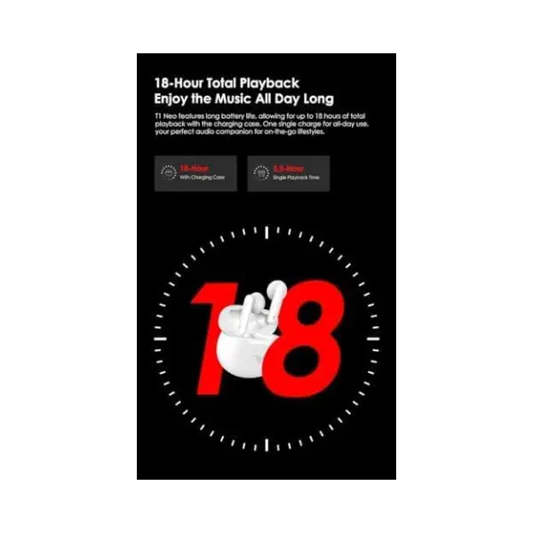 Itel Air Buds T1 Neo Black
