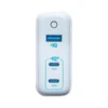 anker power port III 3-port 65W - White
